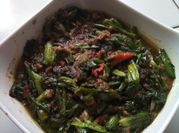 Gambar tumis oncom bunga genjer