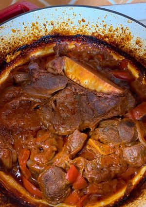 Marha Ossobuco zöldséges paradicsomszósszal recept fotója