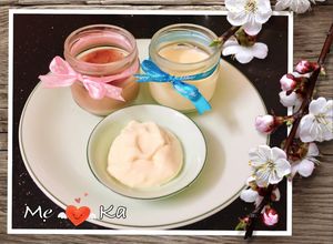 Hình của món Váng sữa vị monte cực chuẩn cho bé.