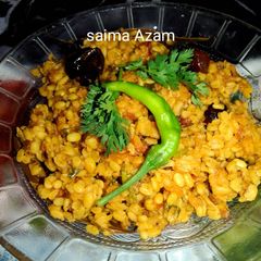 A picture of Moong ki phreri (bhuni) dal.