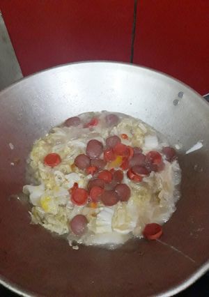 Foto resep Sayur sawi telur sosis