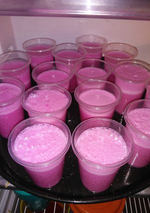 Una foto de Gelatina de leche