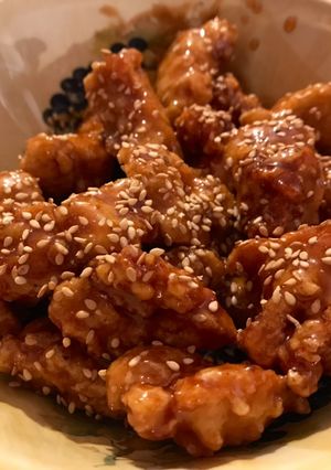 Una foto de Pollo coreano
