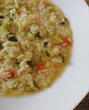 Risotto con zucchine