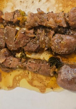 Foto di Spiedini di Carne in Padella Saporiti