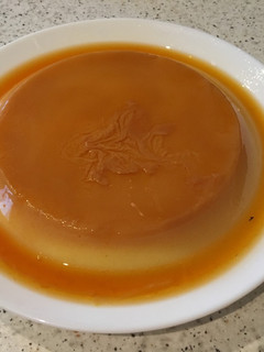 Una foto de Flan chino