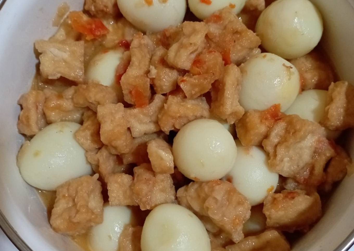 Sambal Goreng Tahu Puyuh