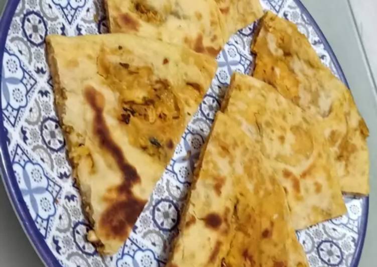 Recipe of Any-night-of-the-week Chicken Cheese Paratha