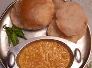 A picture of puri channa