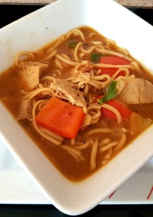 A picture of My other whats left in the cupboard Soup. 🤗.