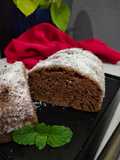 Cake Apem Kopi With Coconut Glaze