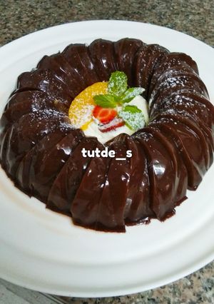 Foto resep Pudding chocolate simple