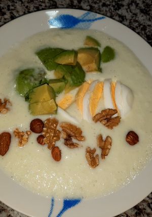 Una foto de Crema de pepino