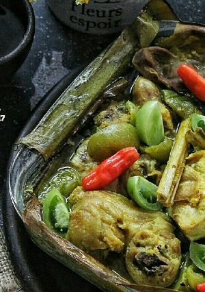 Foto resep Garang asem ayam dan ampela versi pyrex