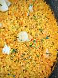 Arroz con vieiras