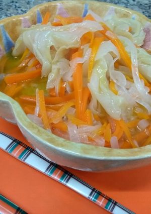 Una foto de Repollo blanco en escabeche