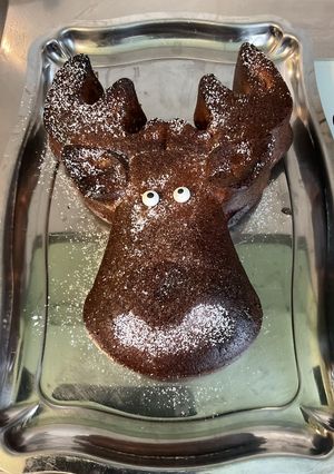 Une photo de Gâteau de noël au miel et noisettes