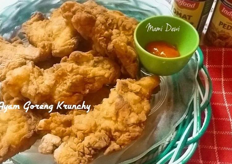Cara Gampang Menyiapkan Ayam Goreng Krunchy, Sempurna