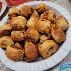 A picture of Chicken Pinwheel Pastry.