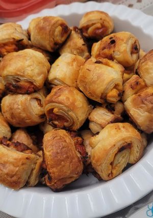 A picture of Chicken Pinwheel Pastry.