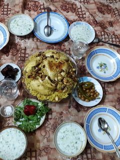 صورة لوصفة كبسة بالدجاج