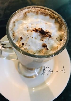A picture of Heartwarming Homemade Cappuccino ☕️.