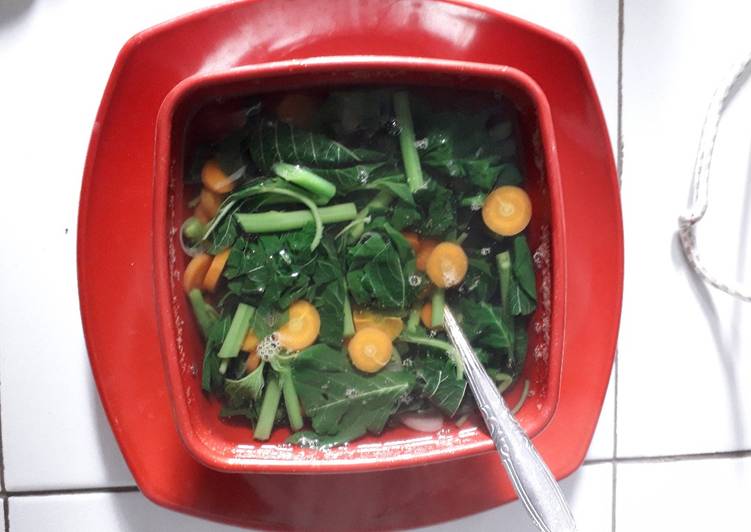 Sayur Bayam Ala Anak Kost