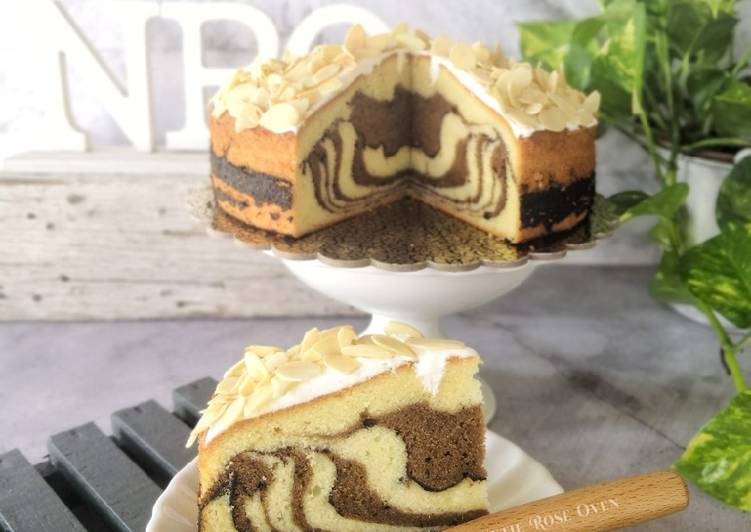 Resep Almond Butter Marble Cake Anti Gagal