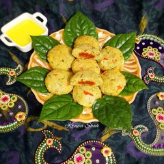 A picture of Spinach kapuriya bombs.