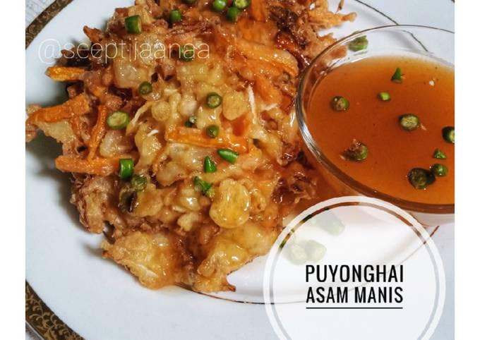 Bagaimana Menyiapkan Puyonghai (Fu Yung Hai) Saus Asam Manis, Bisa Manjain Lidah