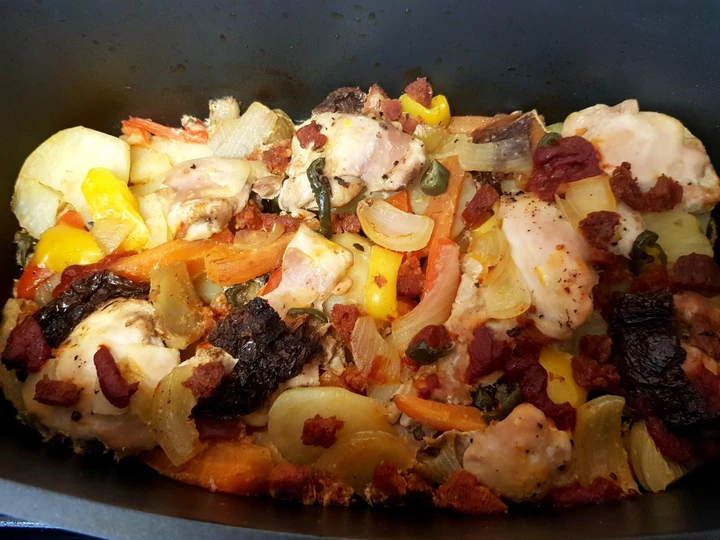 Recipe My One Pot Roast, Chorizo, Chicken & Potatoes. ๐ the Perfect Perfect