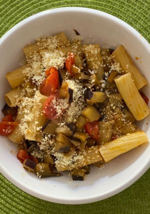 Una foto de Pasta al vuelo!