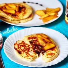 A picture of Chocolate pancakes.