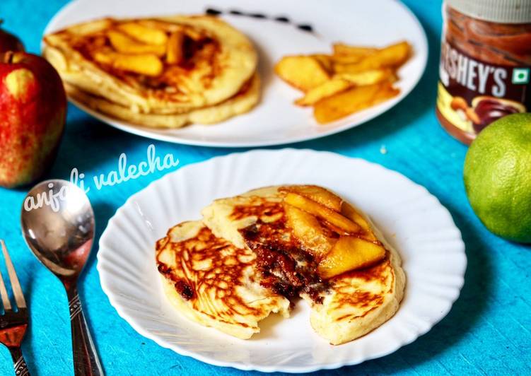 Recipe of Perfect Chocolate pancakes