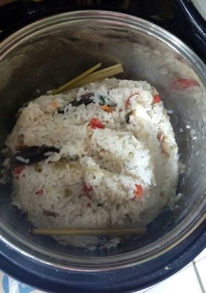 Foto resep 🍚🍚 Nasi Liwet Rice Cooker 🍚🍚