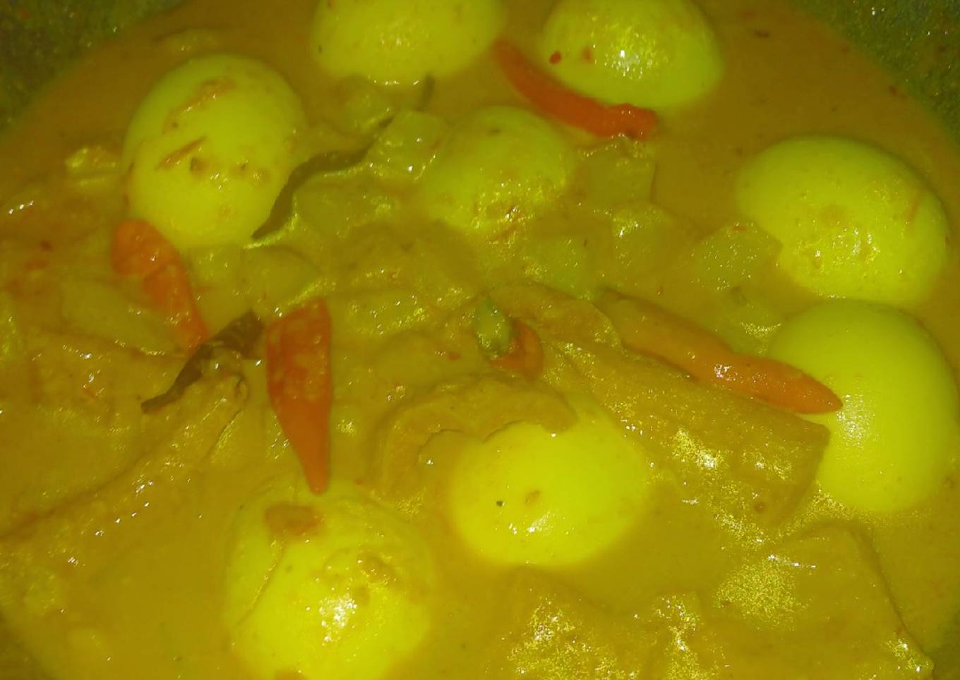 Kentang sambel kuning