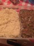 Strogonoff de Riñón con Arroz Quesú