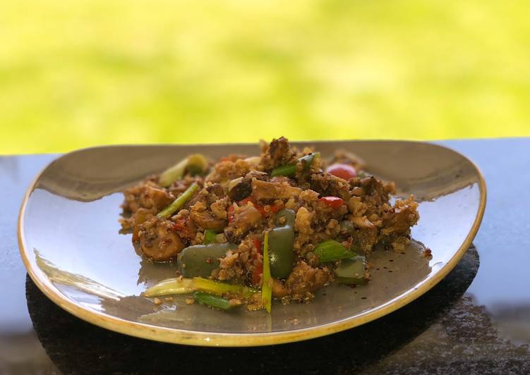 Guiso vegano y sabroso al estilo oriental