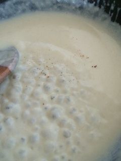 Una foto de Salsa blanca para canelones
