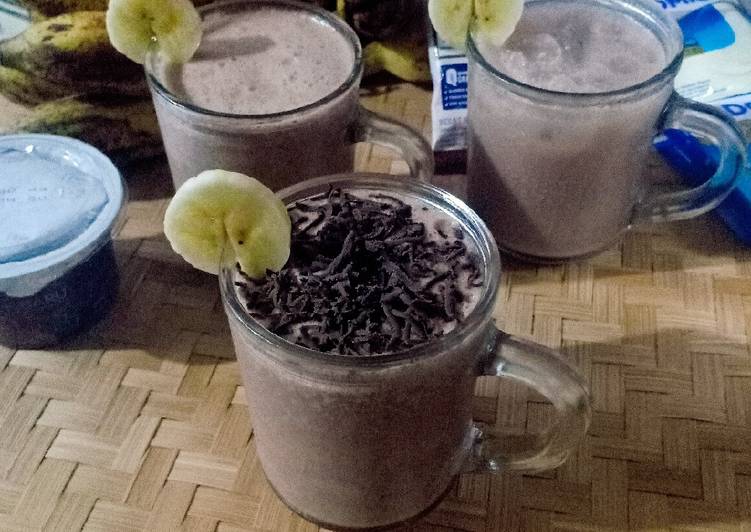 Choco Oat Banana Smoothie