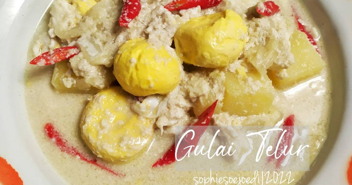 Resep 68. Gulai Telur oleh Oma Sophie - Cookpad