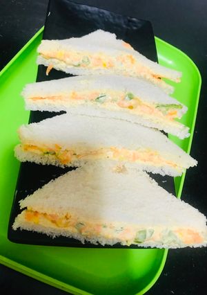 A picture of Veg sandwich.