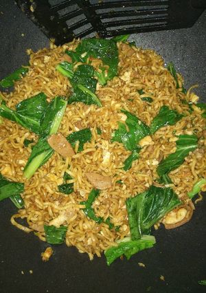 Foto resep Mie Goreng bakso telor
