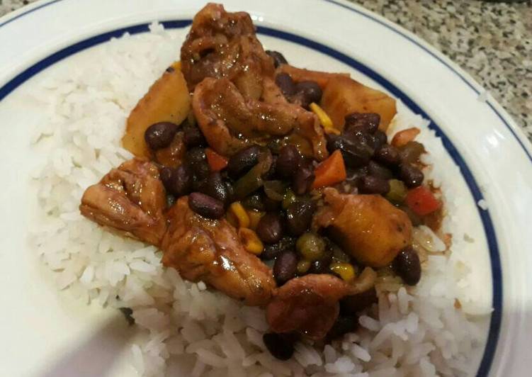 Black bean chicken marsala