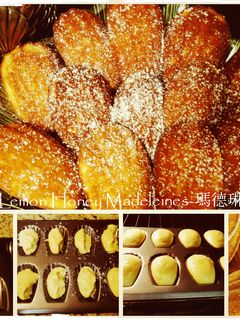 Lemon Honey Madeleines-檸檬蜂蜜瑪德蓮貝殼蛋糕❤!!! 的食譜成品照片