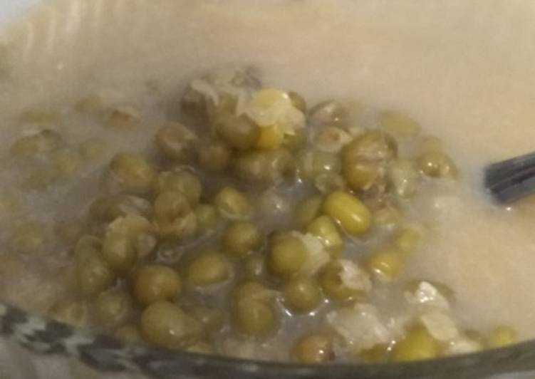 Langkah Mudah untuk Menyiapkan Bubur Kacang Ijo (nyusmak), Menggugah Selera