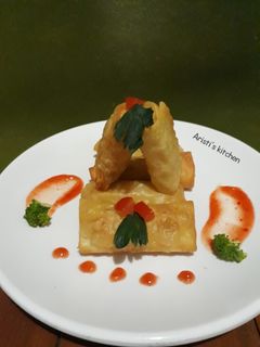 Foto resep Lumpia mini kulit pangsit