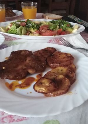 Una foto de Secreto de cerdo en adobo