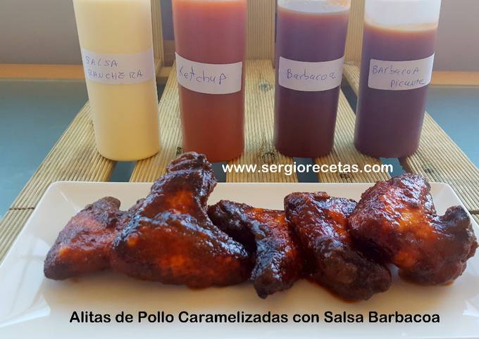 Foto principal de Alitas de Pollo Caramelizadas con Salsa Barbacoa Casera
