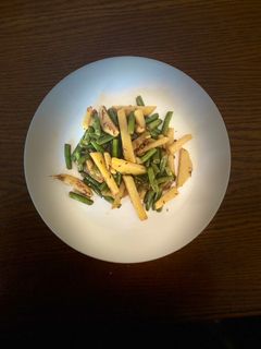 A picture of French Beans & Potato (Bhaji).